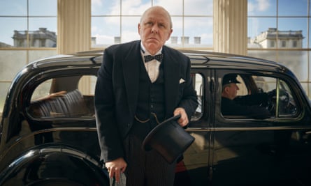 Impossibly moving … John Lithgow plays Winston Churchill.