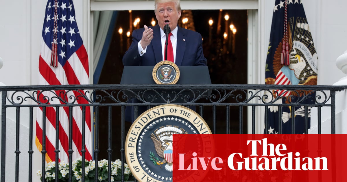 Coronavirus US live: Trump urges reopening as death toll nears 100,000 | US news | The Guardian
