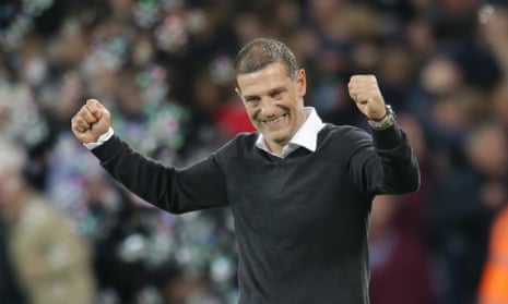 Slaven Bilic admitted after the match that Frank de Boer’s departure from Crystal Palace was “in the back of my mind” before the game against Huddersfield.