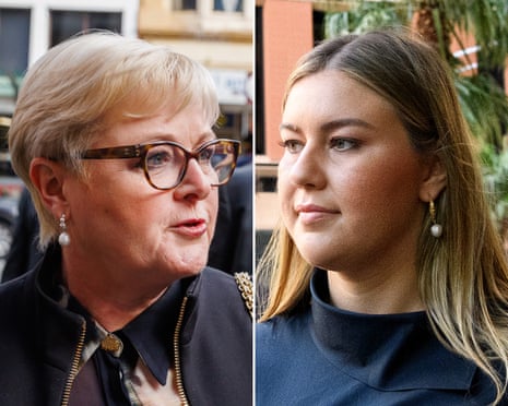 Composite of Linda Reynolds (L), Brittany Higgins (R)