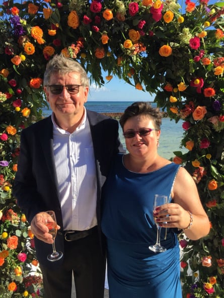 David and Lynda at a wedding in Mexico, 2018.