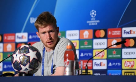 Kevin De Bruyne at the pre-final press conference.