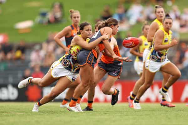 The Adelaide Crows cruised to a 40-point win over the GWS Giants in Saturday’s rescheduled match at Henson Park.