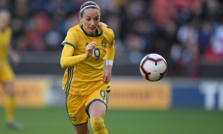 Former Manchester City player Kosovare Asllani is Sweden’s key attacker
