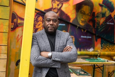 Lee Lawrence in Brixton where he grew up