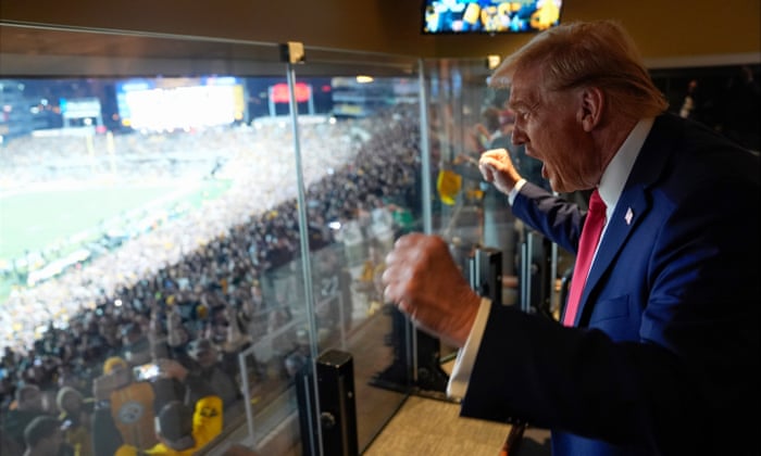 Trump at the Super Bowl: how the NFL's culture war ended in surrender | Super Bowl | The Guardian