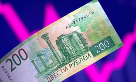 A 200 rouble note.