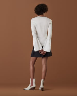 The Florence flute sleeve top from Finery, £39.
