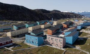 Social housing blocks in Ilulissat, built in the 1970s