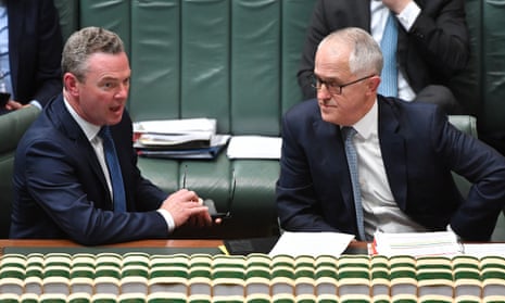 Christopher Pyne and Malcolm Turnbull