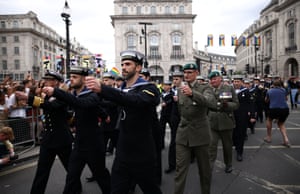 Soldiers from all branches of the armed forces take part