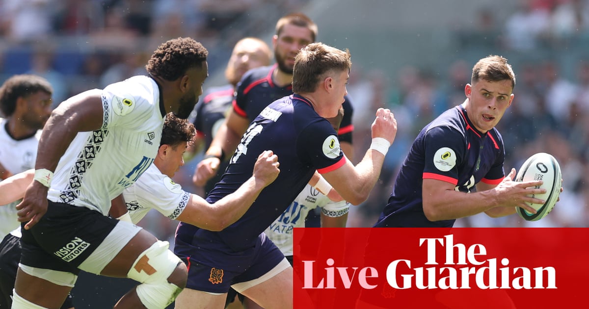 Fiji v England: Nations Championship rugby union – live