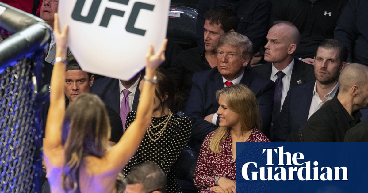 Donald Trump: president met with boos and cheers at UFC fights in New York