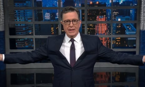 Stephen Colbert on Elon Musk 'stepping down from ruining everything' | Late-night TV roundup | The Guardian