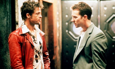 ‘Worth preserving for its aphorisms alone’: Brad Pitt and Edward Norton in the film adaptation of Fight Club.