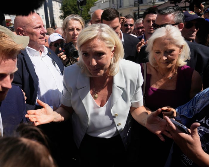 Marine Le Pen ‘wants to talk politics’, but can she drown out the legal noise?