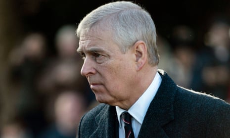Prince Andrew on 19 January.
