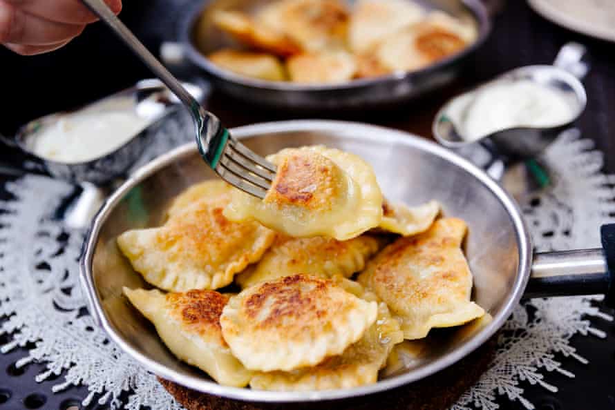 Make it an interactive experience by involving everyone in making pierogi, for example