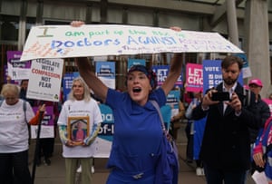A group of protesters