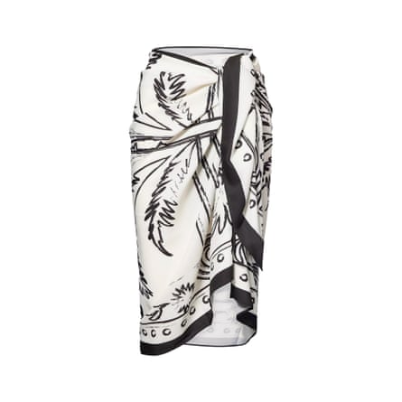 4TH & RECKLESS Divina Graphic-Pattern Woven Sarong