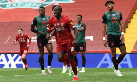 Sadio Mané gets Liverpool back on track and leaves Villa mired in bottom three