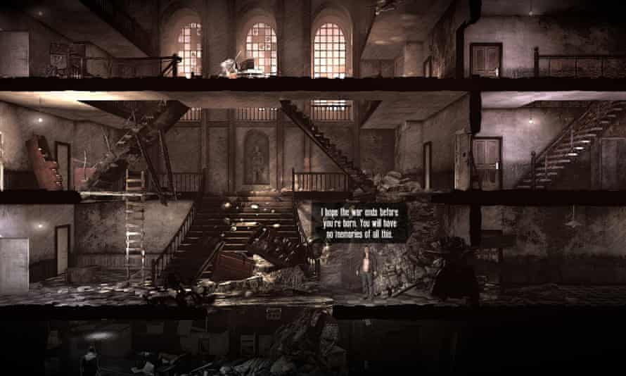 This War of Mine, inspired by the siege of Sarajevo, shows the impact of war on civilians