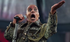 Till Lindemann of German rock group Rammstein, which is petitioning its label for a greater share of digital revenues.