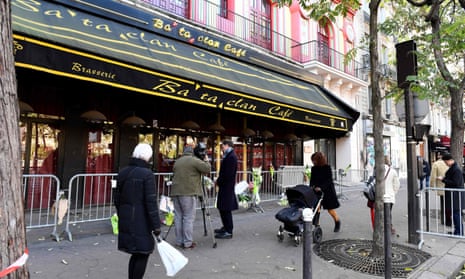 The Bataclan concert hall, where 90 people were massacred during last year’s Paris attacks.