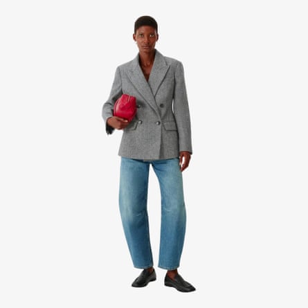 John Lewis Herringbone wool blend blazer