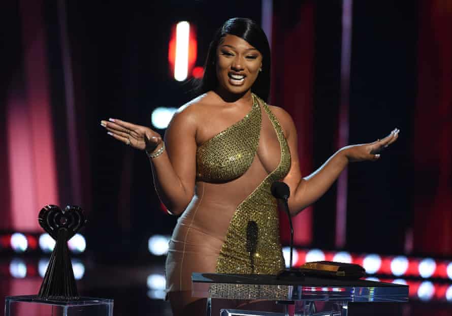 Megan Thee Stallion at the iHeartRadio music awards in Los Angeles in May.