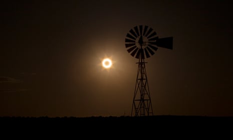 An annular eclipse seen from Albuquerque, New Mexico, on 20 May 2012.