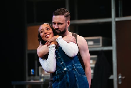 Care becomes control … Adelle Leonce and Nick Blood in Sting.