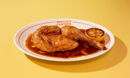 ‘What makes the roast chicken is what they call the jus and I’m going to call gravy…’ rotisserie chicken.