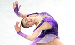 Figure skater Kamila Valieva at the 2022 Winter Olympics.