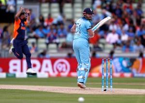Shami screams for LBW as Bairstow looks.