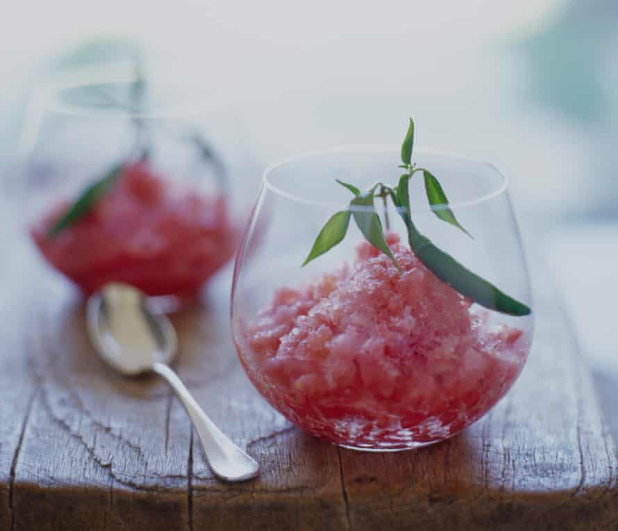 Watermelon granita