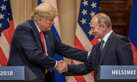 Donald Trump and Vladimir Putin in Helsinki