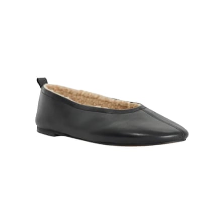 Dune lined-ballet flats