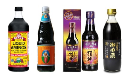 Soy sauce bottles