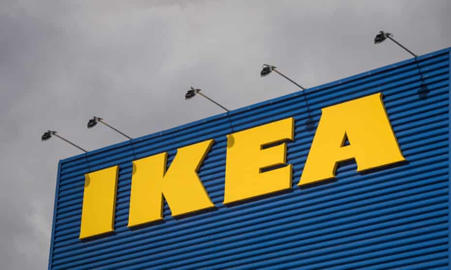 Ikea sign on store
