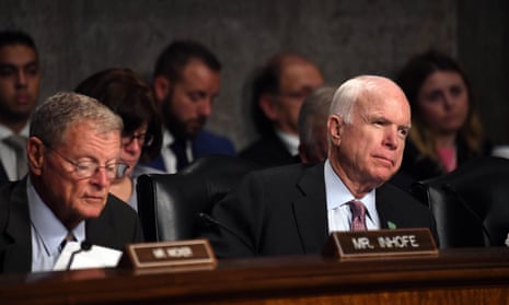 John McCain in Washington DC on Tuesday.
