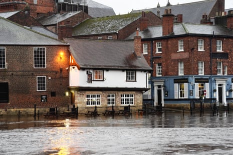 River levels in York remain high and are expected to stay elevated throughout Tuesday.