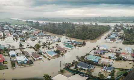 Flooding in New Zealand’s Buller District.