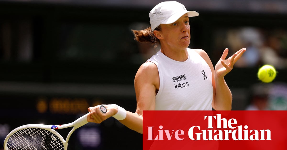 Wimbledon 2026: Swiatek in action, Boulter out, and Serena Williams returns – live Wimbledon 2026: Swiatek in action, Boulter out, and Serena Williams returns – live