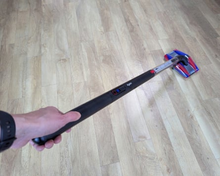 Dyson PencilVac Fluffycones in hand