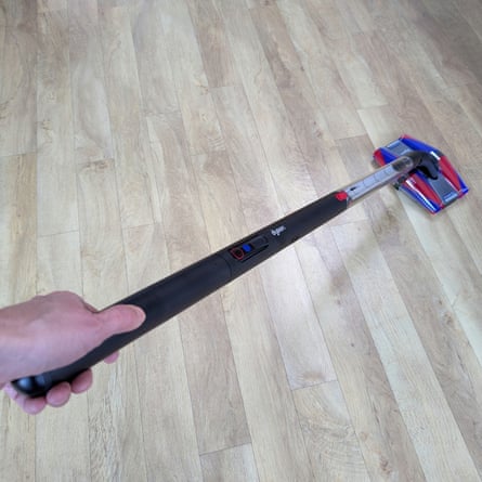 Dyson PencilVac Fluffycones in hand