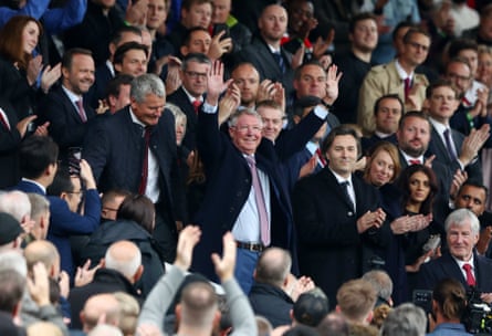 September 22: Sir Alex Ferguson waves to fans prior to the Premier League match between Manchester United and Wolverhampton Wanderers at Old Trafford.