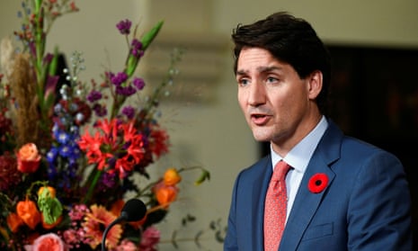 Justin Trudeau in The Hague on Friday. Indigenous leaders have long criticized the prime minister’s decision to fight both of these rulings.