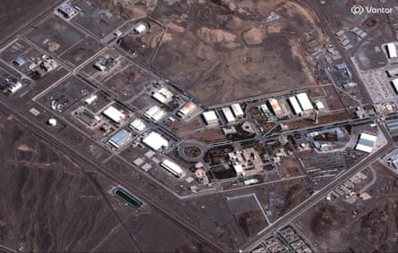 A satellite image shows the Natanz nuclear complex in Iran on 7 March 2026.