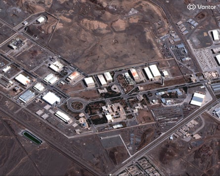 Satellite image of the Natanz nuclear complex
